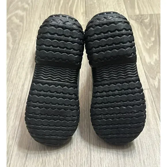 Bogs Youth York Star Heart Mid Calf Grey Pull On Rubber Rain Boots Sz 1 - Picture 9 of 9